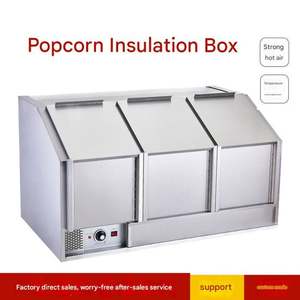 Chauffe-popcorn électrique commercial haute performance pour boulangerie, garde la fraîcheur grâce à une chaleur uniforme, facile à utiliser et à nettoyer - Product Image 4