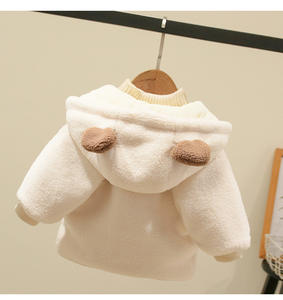 เสื้อโค้ทกำมะหยี่สำหรับเด็กเสื้อผ้าฤดูหนาวสำหรับเด็กทารกเด็กผู้ชายและเด็กผู้หญิงผ้าคอตตอนขนแกะอบอุ่นและหนา - Product Image 3