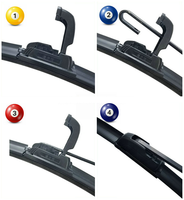 BOSOKO S850 Essuie-glaces automatiques universels souples sans cadre pour voiture, lames de rechange en caoutchouc complet, fournisseur en gros