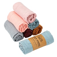 Couvertures d'emmaillotage pour bébé, enveloppes douces, respirantes et légères pour nouveau-né, tissu d'emmaillotage pour cadeau de naissance