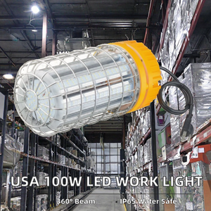 High Bay Retrofit <b>LED</b> Cold White Portable <b>Work</b> <b>Lights</b> 100-277v 100W 150W 360 Beam Angle CRI 80 50000 Hours Lifetime IP65 AC - Product Image 2
