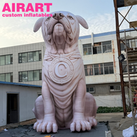 Bulldog gonflable décoratif, décoration extérieure, chien gonflable pour exposition