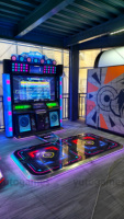 Machine de jeu de danse rythmique E-Dance Fame à monnayeur, tapis de danse, machine d'arcade pour centre de jeux