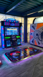 Machine de jeu de <span class=keywords><strong>danse</strong></span> rythmique E-Dance <span class=keywords><strong>Fame</strong></span> à monnayeur, tapis de <span class=keywords><strong>danse</strong></span>, machine d'arcade pour centre de jeux - Product Image 4