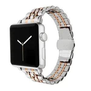 سوار ساعة ذكي معدني من النايلون لساعة Apple Watch Ultra 8 7 6 5 4