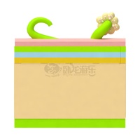 Toboggan gonflable floral commercial WOLONG à 4 voies, 8x6x6.3m, certifié CE, capacité maximale >500kg, installation facile, aire de jeux extérieure pour enfants