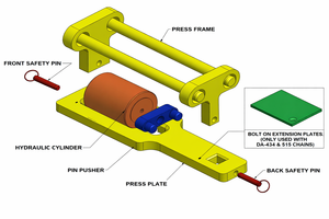 Cadena de Transportador Industrial de Alta Resistencia, Acero Forjado, Doble Flexión DA-550, para Líneas de Pintura Automotriz y Fábrica - Product Image 5