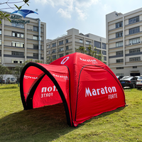 TPU imperméable annoncent l'auvent gonflable de forme de X 10ft annonçant le chapiteau gonflable de tentes de dôme de la publicité pour l'exposition extérieure d'événements