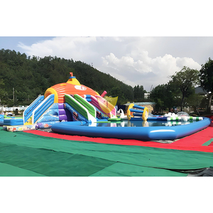 Équipement de divertissement <span class=keywords><strong>aquatique</strong></span> commercial de grande taille, toboggan de piscine, <span class=keywords><strong>parc</strong></span> <span class=keywords><strong>aquatique</strong></span> gonflable - Product Image 5