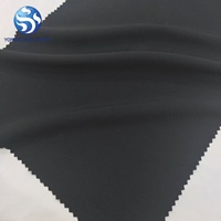 Tissu Jersey 100% Polyester Imperméable Mat à Trame Torsadée Effet Soie Protéinée, Poids Moyen, Élastique Mécanique, Idéal pour Vêtements - Vente Chaude