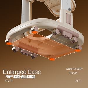 家庭用 3-in-1 折りたたみ式 プラスチック製 ベビーダイニングチェア 多機能 ロッキングチェア 兼 ベビーウォーカー - Product Image 5