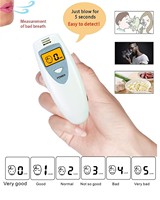 Monitor de halitosis que sopla aire, buen precio, probador de aliento de olor, probador portátil de mal aliento