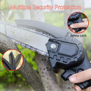 Rechargeable Cordless Lithium-ion Battery <b>Powered</b> 500W Pruning Shears Scissors 25-30mm Cutting Diameter <b>Tools</b> Kit Set P - Product Image 2