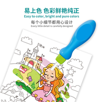 Livre de dessin à l'eau magique KEYBABY, tableau de gribouillage réutilisable avec stylo magique, livre de coloriage à l'eau à séchage rapide pour enfants