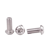 Vis Torx à tête bombée de sécurité en acier inoxydable 304/316, métriques DIN7985, M2, M2.5, M3, M4, M5, M6, M8, M10