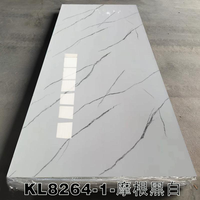 Panneau mural en PVC en gros, feuille de PVC effet marbre UV pour la décoration intérieure des murs et plafonds
