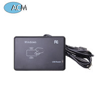 Lector de Tarjetas Inteligentes de Proximidad USB de Escritorio, Lector RFID ABS de 125Khz, Económico, Disponible en Fábrica, para Control de Acceso