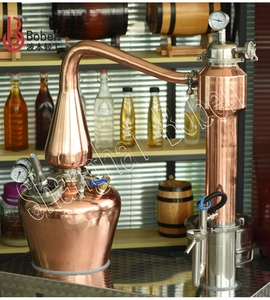 Boben usage domestique 50L/100L distillateur de whisky en acier inoxydable Pot hexagonal équipement de Distillation nouveau Style Charente boisson vin - Product Image 2