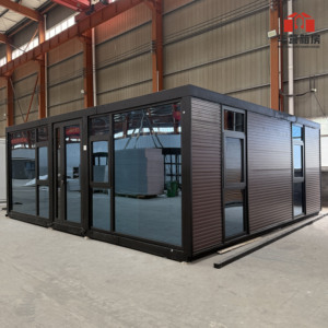 Luxury 20-Foot Expandable Container Mobile Houses Portable Offices Kitchen Bathroom <b>Small</b> Vacation Houses Made Sandwich - Product Image 3