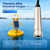 Sonde optique de DO submersible en alliage de titane pour eau de mer, moniteur de DO pour l'élevage de crevettes et des étangs à poissons, capteur optique d'oxygène pour l'aquaculture