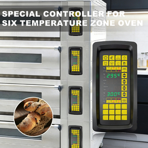 Regolatore di Temperatura a 6 Zone IP65, Durevole e Sicuro, in Metallo e Plastica PET, 220V AC 50Hz, Pannello di Controllo per Forni a Strati, Ricambi - Product Image 1