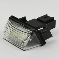 Éclairage extérieur automatique d'éclairage de plaque d'immatriculation de voiture d'OEM 6340.A3 pour 206 207 408 modèles feux d'étiquette d'immatriculation lampes de plaque d'immatriculation