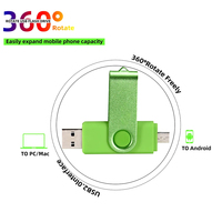 Flashdisk Metal 2-in-1 USB 3.0 OTG Grosir 4GB/8GB/16GB/32GB Logo Kustom Promosi