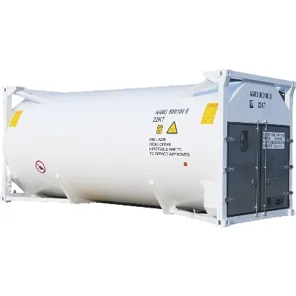 Niedriger Preis 20ft ISO Tank behälter für flüssiges Spezial gas in Lebensmittel-und Industrie qualität