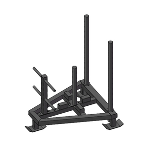 Traîneau de musculation Premium Prowler Football en acier, réglable et durable, avec <span class=keywords><strong>harnais</strong></span> de traction - Product Image 2