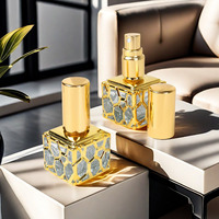 Paquet vide de 3ml 6ml 12ml de mini bouteille d'huile essentielle de boule de rouleau en verre de luxe de parfums parfum