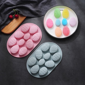Molde de Silicona de Grado Alimenticio Personalizado para Hornear, Molde Divertido para Pastel de Huevos de Pascua, para Pudín, Patrón de Huevo DIY, Reutilizable - Product Image 3