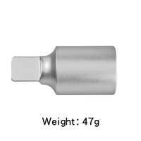 Clé à douille triangulaire de 10 mm à entraînement 3/8 po, longueur 40 mm, outil spécial pour le vidange d'huile du carter et du bouchon de vidange de transmission