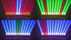 Projecteur LED mobile RGBW haute luminosité 8380 <span class=keywords><strong>Lm</strong></span> pour mariage, KTV, bar - Product Image 5