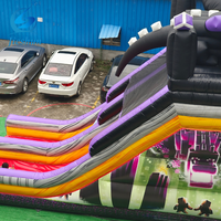 Château de rebond gonflable en PVC de haute qualité bon marché toboggan gonflable dragon parcours d'obstacles gonflable à vendre