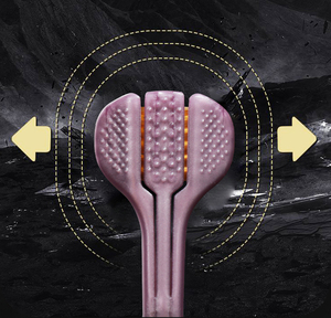 Wholesale OEM 360&deg; Three Side Soft Bristle Toothbrush for Adults <strong>Tongue</strong> <strong>Cleaner</strong> 3D Teeth Deep Cleaning Toothbrush - Product Image 5