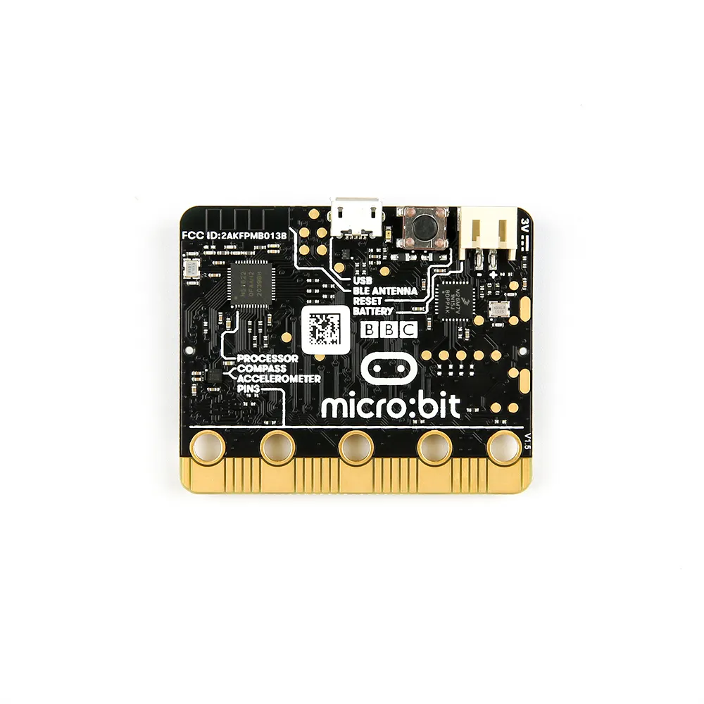 Microbit V1.5/2 GO Basic Starter Kit Official BBC Micro:bit Version Built-in Speaker Microphone AI Machine Learning Python