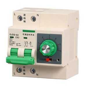 QJDS-63 Mechanical Timer <b>Switch</b> 220V 50Hz 63A Automatic Power Off Countdown Circuit Breaker For Home Use - Product Image 2