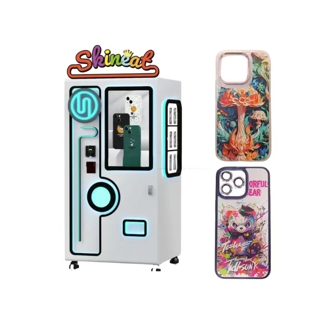 Automatic Phone Case Printing Vending Machine Self Service Custom Mobile Cover Kiosk for Shopping Mall and Retail