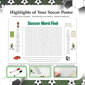 Póster Gigante <span class=keywords><strong>de</strong></span> Fútbol 2026 con Palabras Ocultas, Pósteres <span class=keywords><strong>de</strong></span> Fútbol Mundial Jumbo con Palabras Ocultas, Pósteres <span class=keywords><strong>de</strong></span> Juegos <span class=keywords><strong>de</strong></span> Pared Deportivos - Product Image 2