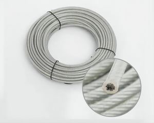 중국산 7x19 4mm-6mm 체육관 케이블/체육관 스틸 와이어 로프 피트니스 장비, 멀티 스트랜드 스테인레스 스틸 와이어 와이어 - Product Image 2