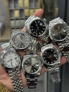 Montre de luxe pour homme en acier 904L plaqué or de qualité 5A, avec plusieurs cadrans noirs, chronographe, version lourdement lestée 3255, montre mécanique sportive - Product Image 5