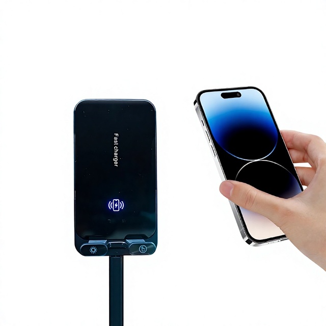 Find My Global Positioning 15W Fast Charging Auto Clamping Air Vent Dashboard 3 in 1 Wireless Car Charger Mount Holder