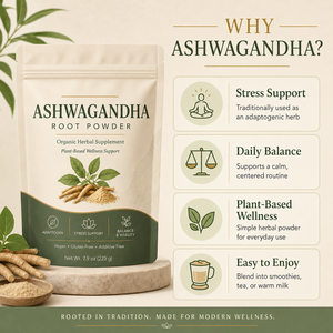 Poudre de racine d'ashwagandha biologique non-OGM, sans gluten ni additifs, mélange naturel pour le soutien du bien-être et la gestion du <span class=keywords><strong>stress</strong></span> - Product Image 4