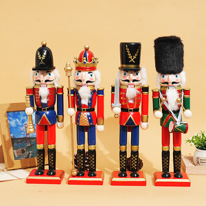 Nouveaux cadeaux de Noël, décoration, <span class=keywords><strong>casse</strong></span>-noisettes en bois de <span class=keywords><strong>30</strong></span> <span class=keywords><strong>cm</strong></span> (12 pouces), soldats, ornements - Product Image 1