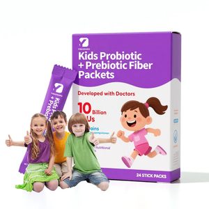 Los paquetes de fibra prebiótica probiótica para Niños apoyan a los estómagos sensibles promueven la digestión saludable suplemento nutricional de fibra dietética - Product Image 1
