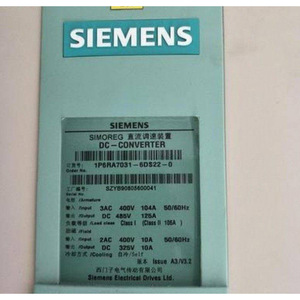 Convertidor de Corriente Continua Siemens 6RA7091-6DV62-0 400V 10A Para Uso Industrial - Product Image 1