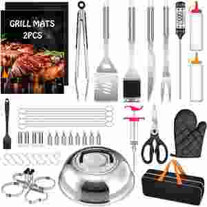 Ensemble complet d'accessoires de <span class=keywords><strong>barbecue</strong></span> en acier inoxydable pour grillades - Product Image 1