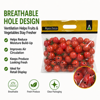 Sacs d'emballage en plastique pour fruits et légumes de qualité alimentaire, durables, en gros, avec fermeture éclair, sacs refermables en CPP PET laminé