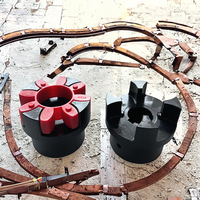 Accouplement flexible en forme d'étoile XL pour moteur, pompe et entraînement industriel, en acier et caoutchouc