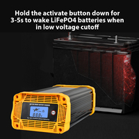 Chargeur de batterie au lithium embarqué 58,4 V 15 A pour batteries LiFePO4 48 V pour voiturettes de golf, voitures, camions, bateaux et usage domestique